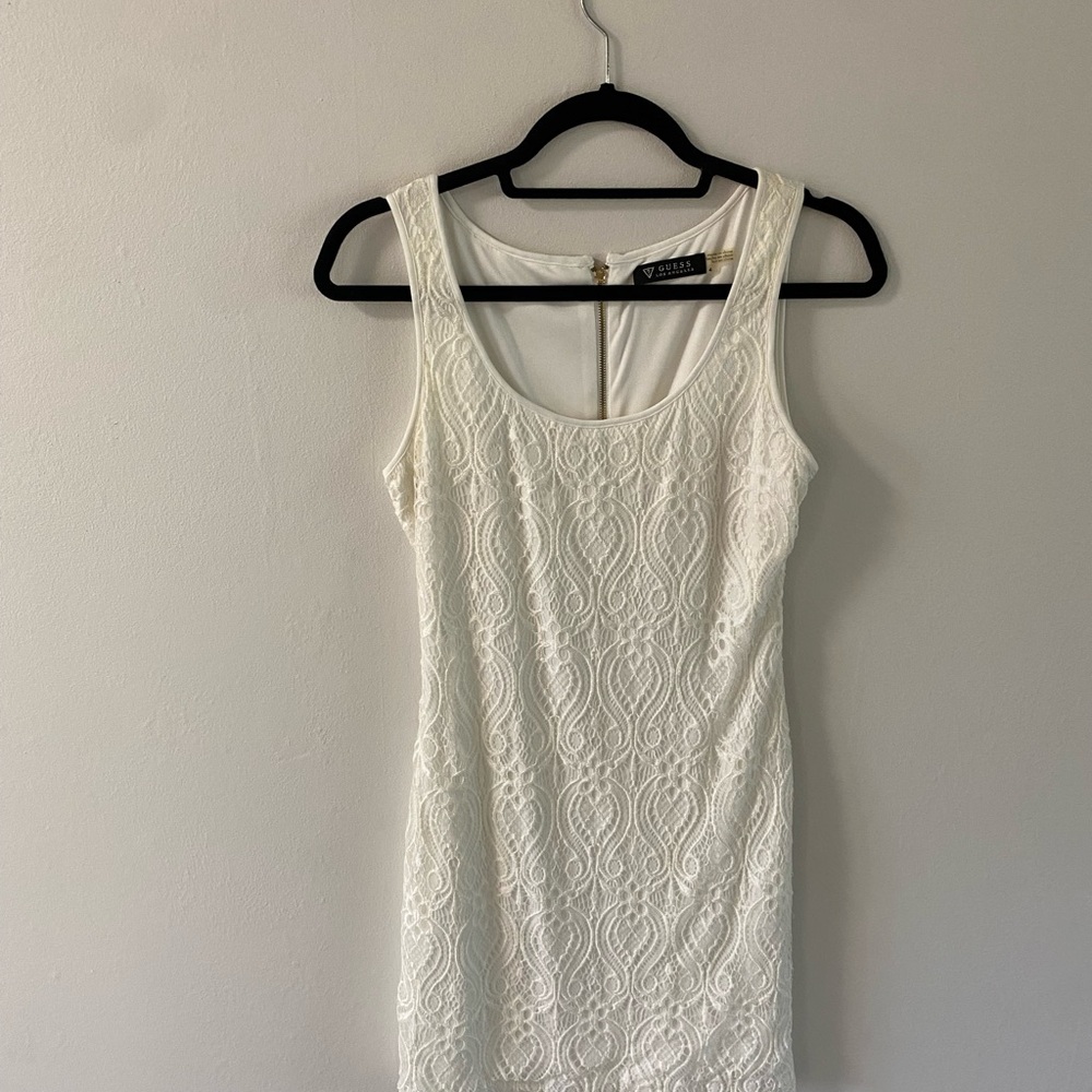 Guess Ivory Lace Dress